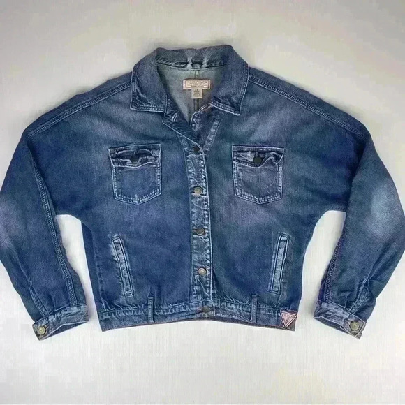 Women’s Guess Denim Jacket  Size Small - Picture 1 of 5